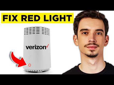 How To Fix Verizon Router Red Light (2026) - Step by Step