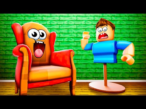 😱 МЫ СТАЛИ МЕБЕЛЬЮ! НИКОГДА НЕ ЗАХОДИ В ЭТОТ МИР В РОБЛОКС!