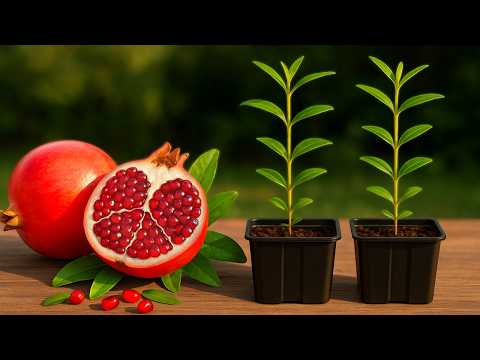 🔴 How to Plant Pomegranate from Seed