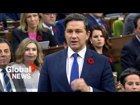 Poilievre scolds Trudeau for not attending question period: “Why won’t he stand up now?”