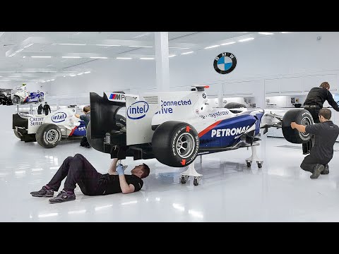 How Super Expensive Formula 1 Cars Are Produced Inside Surgical-Clean Factory