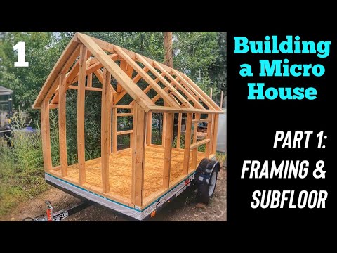 WORLD’S SMALLEST TINY HOUSE | Build Part 1: Framing and Subfloor