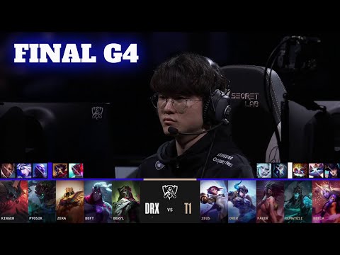 T1 vs DRX - Game 4 | Grand Finals LoL Worlds 2022 | DRX vs T1 - G4 full game