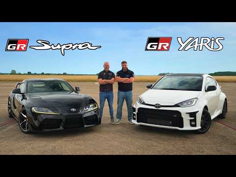 Toyota GR Supra vs GR Yaris: Track Battle