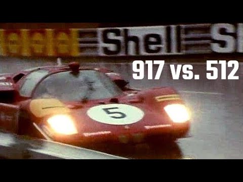 Sportwagen Saison 1970 Markenweltmeisterschaft Pedro Rodriguez Jo Siffert Porsche 917K Ferrari 512S