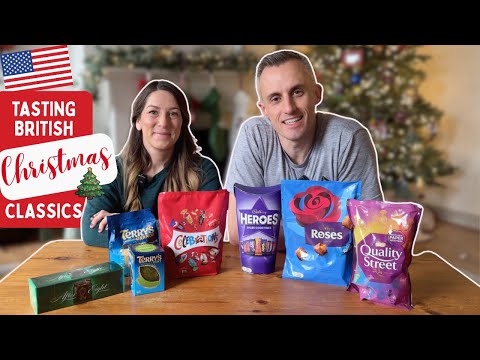 American Tries British Christmas Sweets | Cozy Scotland Christmas Vlog