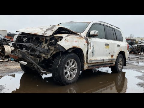 FULL RESTORE TOYOTA LAND CRUISER – FROM CRASHED CAR TO LUXURY SUPERCAR