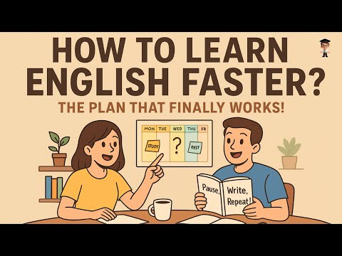 How to Learn English FASTER | A Plan That Finally Works! | English Podcast for Beginners