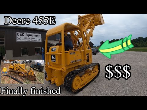 We went all out on theJohn Deere 455E…. Paint and undercarriage video and she’s all done 😀