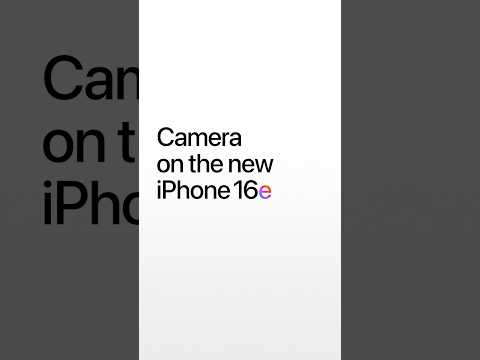 iPhone 16e is camera ready. Latest iPhone. Greatest price. #Shorts