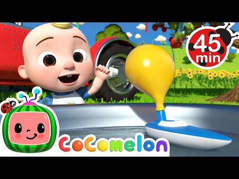Balloon Boat Race + More Nursery Rhymes & Kids Songs - CoComelon