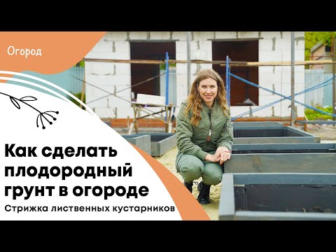 Как сделать плодородный грунт в огороде | Стрижка лиственных кустарников