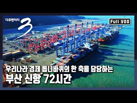 [다큐3일★풀버전] 거대한 🏗컨테이너들이 날아다니고 로봇 같은 캐리어들이 24시간 움직이는 곳 "바닷길을 열어라! - 부산신항 72시간" (KBS 20160103 방송)