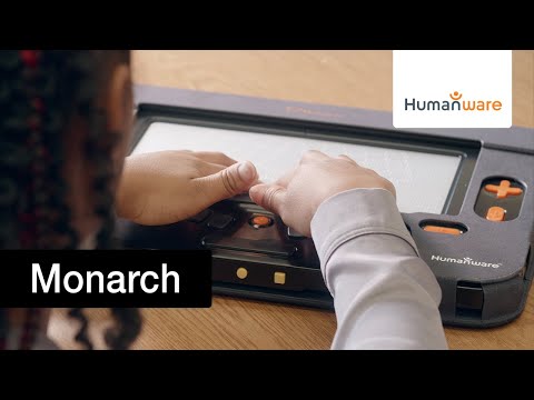 Monarch — The 1st dynamic tactile and multi-line braille tablet