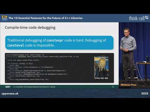The 10 Essential Features for the Future of C++ Libraries - Mateusz Pusz - C++ on Sea 2025