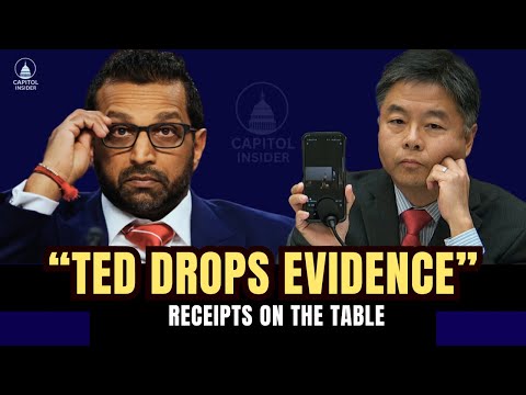 Kash Patel SHOCKED as Ted Lieu EXPOSES Hidden Epstein Files LIVE