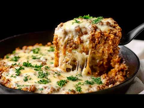 Busy Nights Dinner Solved! One-Pan Beef & Cauliflower Skillet 🔥