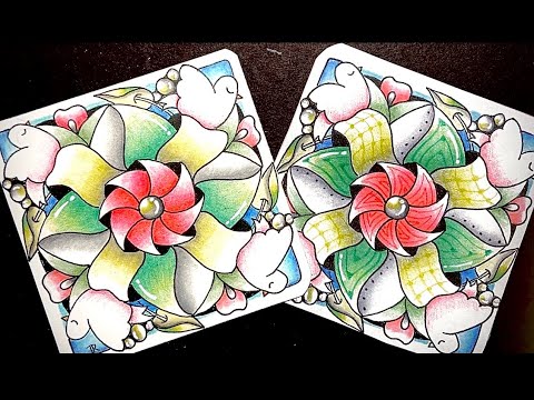 Wheels Of Peace Zentangle Inspired Class