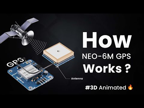 How NEO-6M GPS Module works ? | 3D Animated 🔥