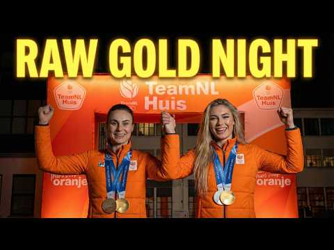 RAW: Inside Jutta & Femke’s Olympic Gold Night at Team NL House (No Commentary)