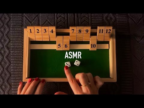 😴 ASMR Shut the Box Game | Clicky Whispers & Wooden Sounds for Deep Relaxation
