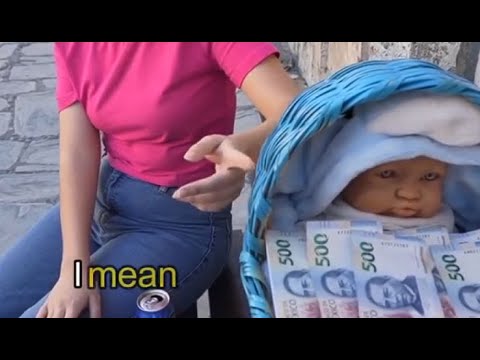 Rich man gives baby full of bills to young woman who misses her son 😭 When we know the reason we cry