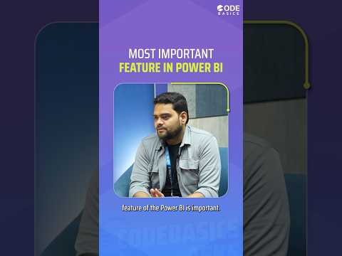 Most important feature in Power BI #codebasics #data #dataanalyst #ai #datascientist