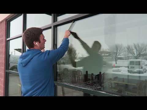 Window Washing With Extension Poles