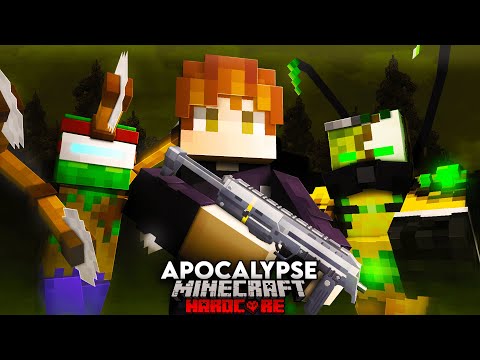 I Spent 100 Days in a MODERN Zombie APOCALYPSE in Hardcore Minecraft