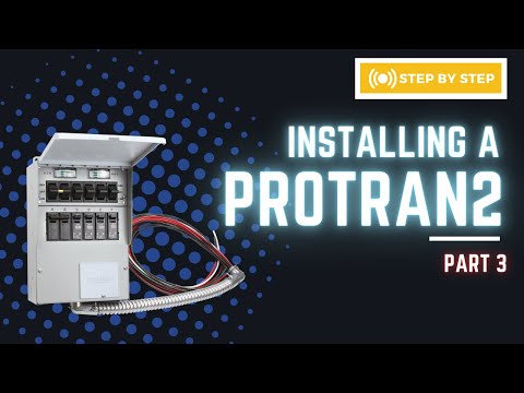How to Install Reliance Controls ProTran2 Transfer Switch - Part 3 Wiring