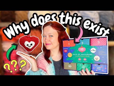 I Tried The Red Heart Crochet Amigurumi Advent Calendar And I'm Confused