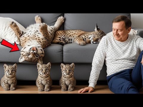 Saved Two Orphaned Bobcats — You Won’t Believe How Huge They Are Now!