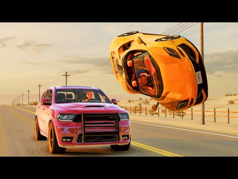 Loss of Control Crashes #1 - BeamNG drive