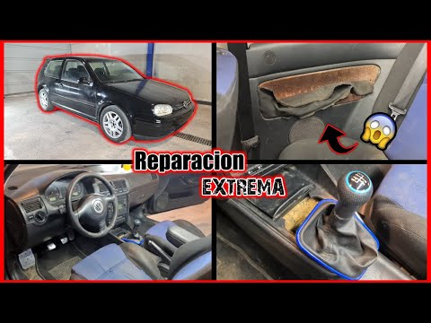 I BUYED A DESTROYED CAR and left it like NEW-🚗VW GOLF iv