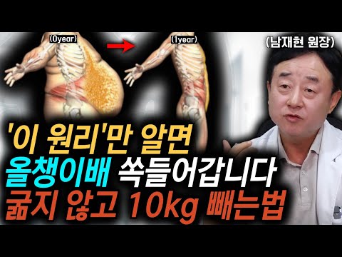 남재현원장 통합 굶지 않고 잘 먹으면서 내장지방을 빼는 방법 내장비만 올챙이배 쏙 들어가는 놀라운 방법