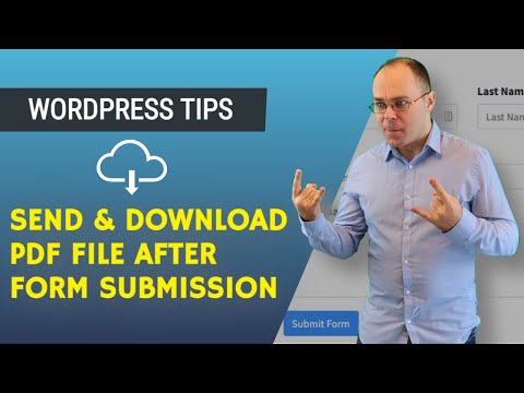 How to Send & Download PDF After Form Submission in Wordpress?