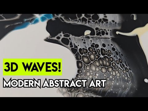 It's LEVELS to This!! 3D Wave Swipes Abstract Fluid Art