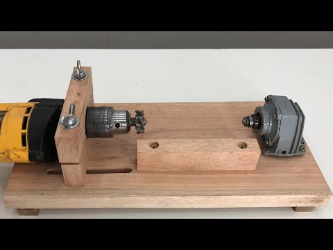 Idea Brillante!!! Nunca Tires Tu Amoladora angular Vieja - Torno Simple Fácil de Hacer