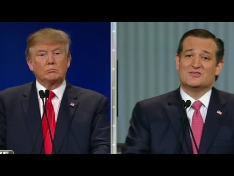 Cruz, Trump debate 'New York values'