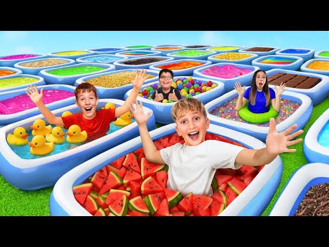 100 रहस्यमयी पूल, सिर्फ़ 1 जीतना है!!