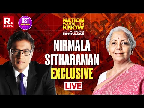 GST Reforms LIVE: Nirmala Sitharaman On Nation Wants To Know With Arnab Goswami