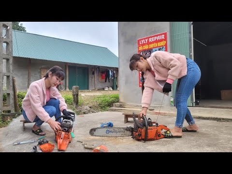 Cleaning the carburetor and filter cup of a gasoline chainsaw | Ly Ly Mechanical
