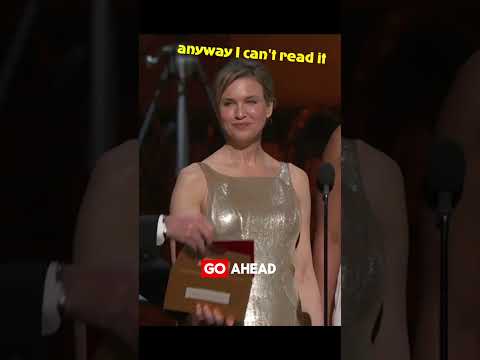 Renee Zellweger a Little Drunk at the 2013 Oscars?🍷🏆