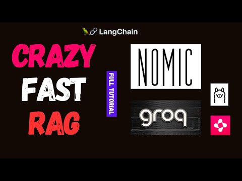 Crazy FAST RAG | Ollama | Nomic Embedding Model | Groq API