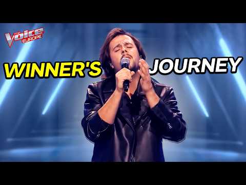 From His Very First Note to The Final VICTORY! | The Voice Journey