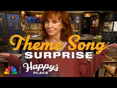 Reba McEntire Surprises the Happy's Place Cast with the Theme Song She Wrote with Carole King | NBC