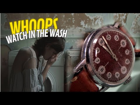 Can I Fix a 60-Year-Old Watch That Took a Trip Through the Washing Machine?