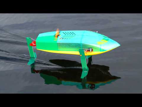 Hydrofoil R/C Airboat Build and Test