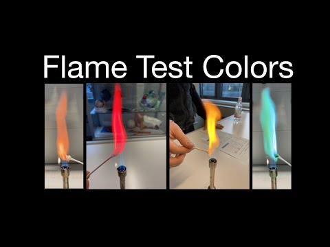 Flame Test Colors