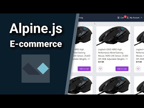 Alpine.js E-commerce website tutorial